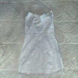 Hello Molly sparkly white dress